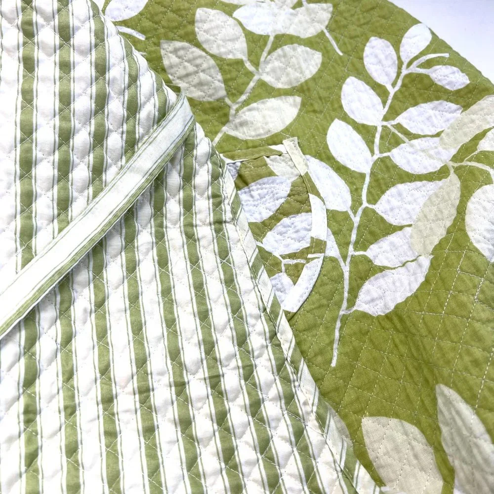 Quilted Spring Leaf Design Apron